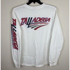 Vintage 90s Y2K Taladega Super Speedway Graphic T-Shirt / Long Sleeve / Medium
